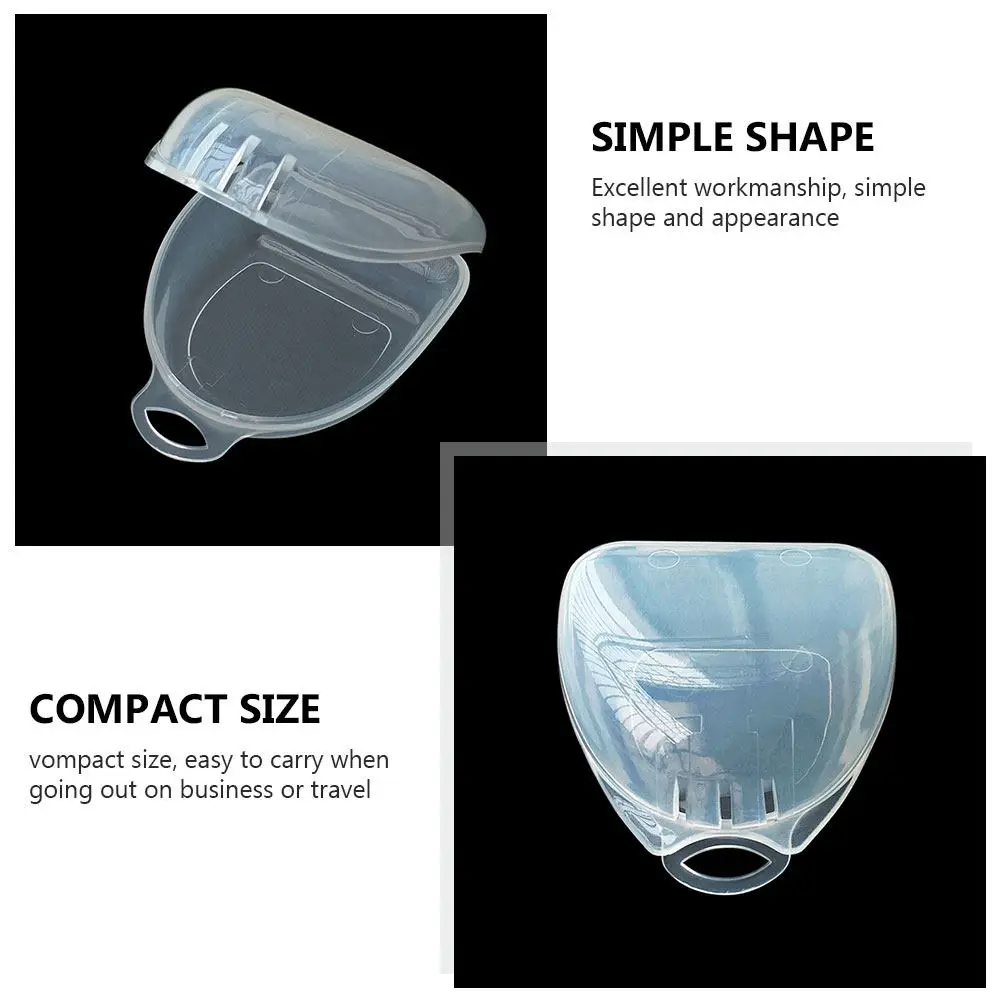Denture Storage Boxes 5Pcs Compact Scratch Resistant Tooth Holder Cases for Braces Orthodontics Travel Care