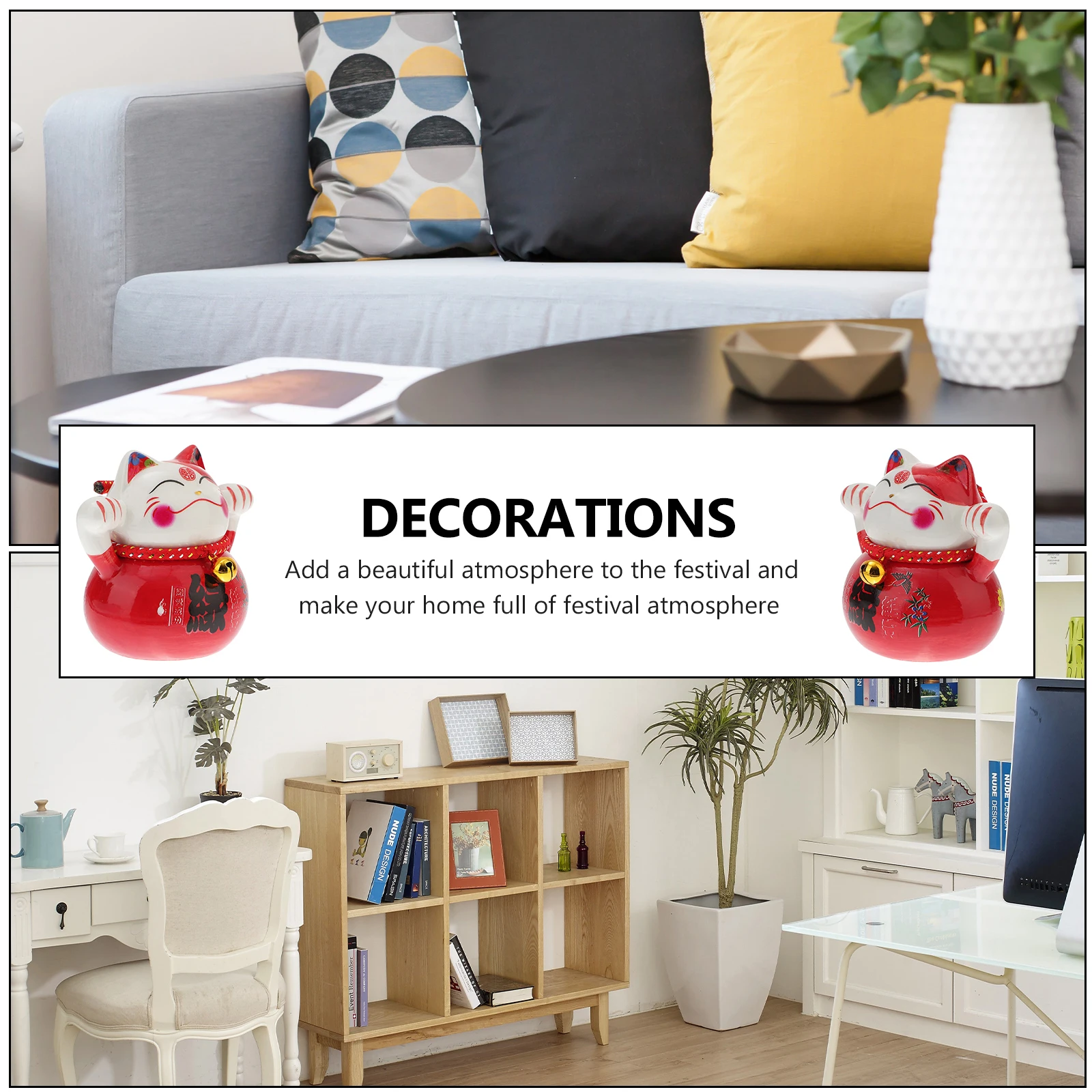 

Lovely Saving Saving Pot Creative Coin Small Change Container Bank For Home Desktop Decor Colorful Ornament Festival Gift