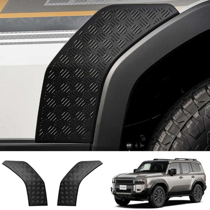 

Car Fender Rear Wheel Trim Wheel Eyebrow Protective Cover For Toyota Prado LC250 2024