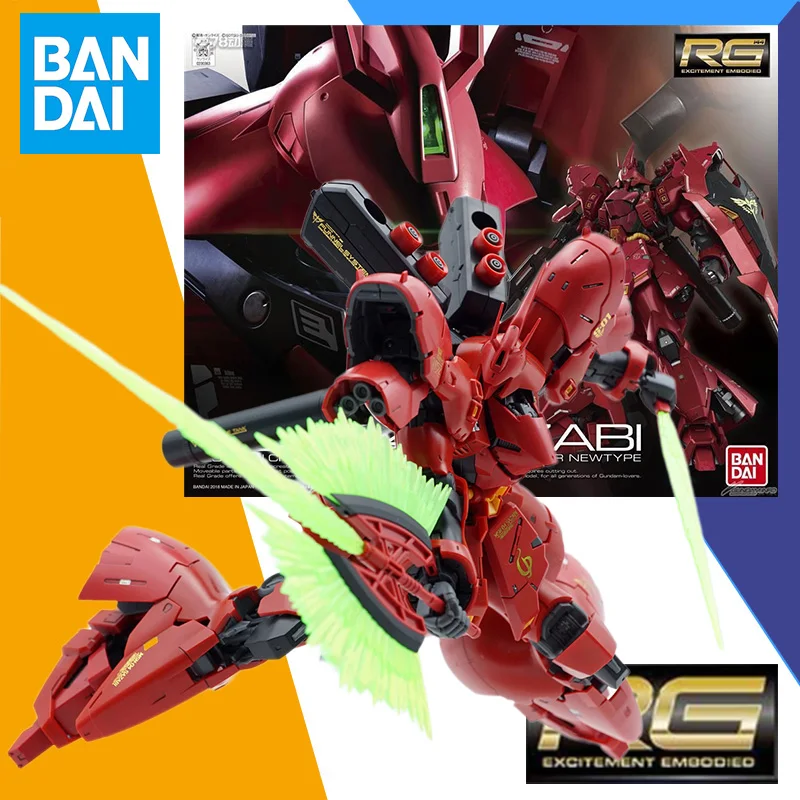 

Bandai RG Real Grade 1/144 MSN-04 SAZABI Gundam Model Kit Assembly Anime Action Figure Model ROBOIT Toys Gift for Children