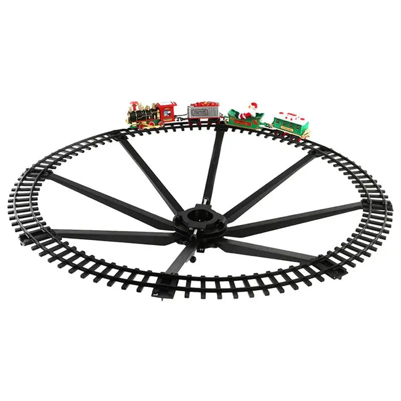 Christmas Train Sets Electric Christmas Train Sets Christmas Toy Sound & Light Electric Christmas Train For Kids Boys Girls 3-8