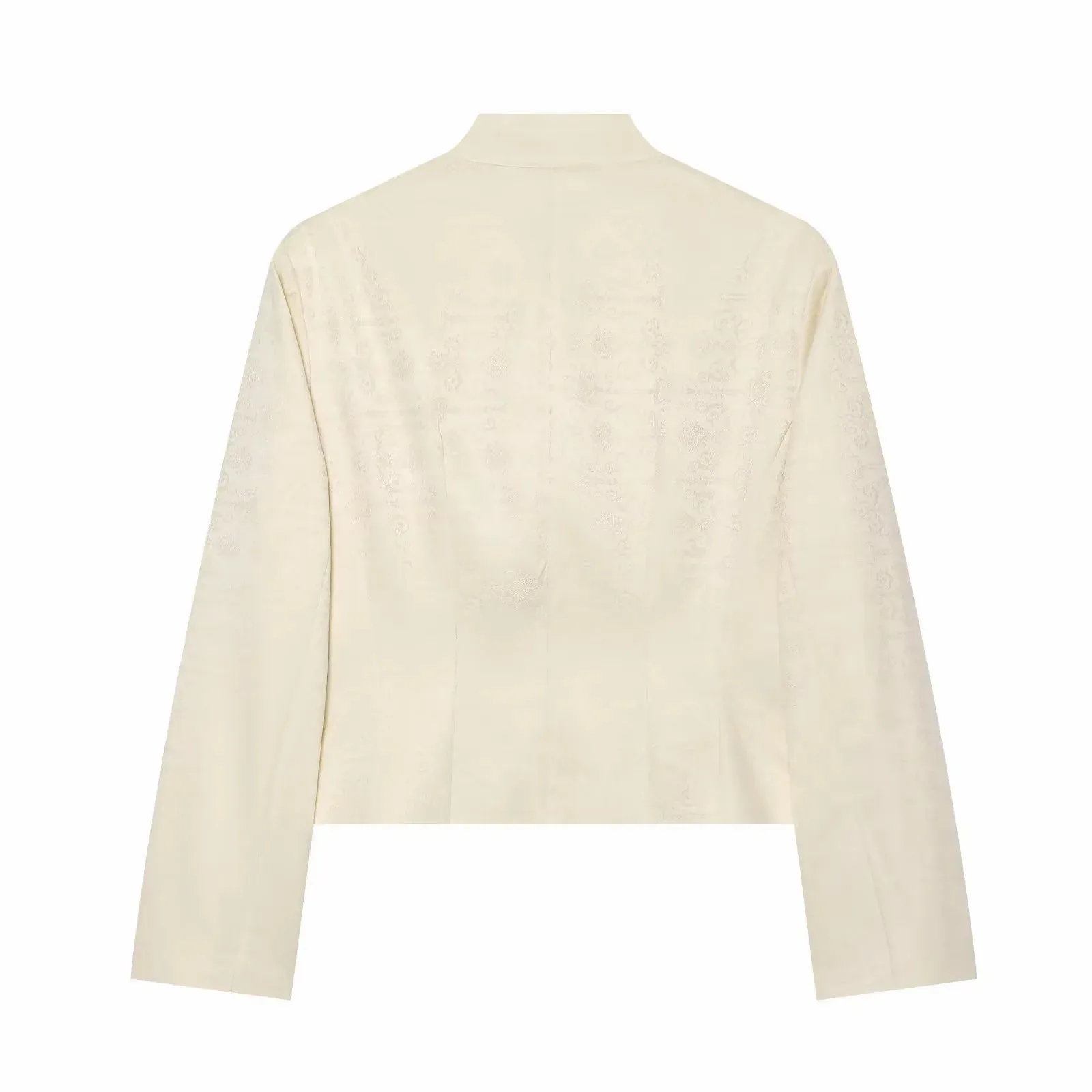 Damenjacke 2026 Neue Herbstkollektion Langarm Geknöpfter Figurbetonter Blazer Elegante Schicke Persönlichkeits-Damenoberbekleidung – Detail 3