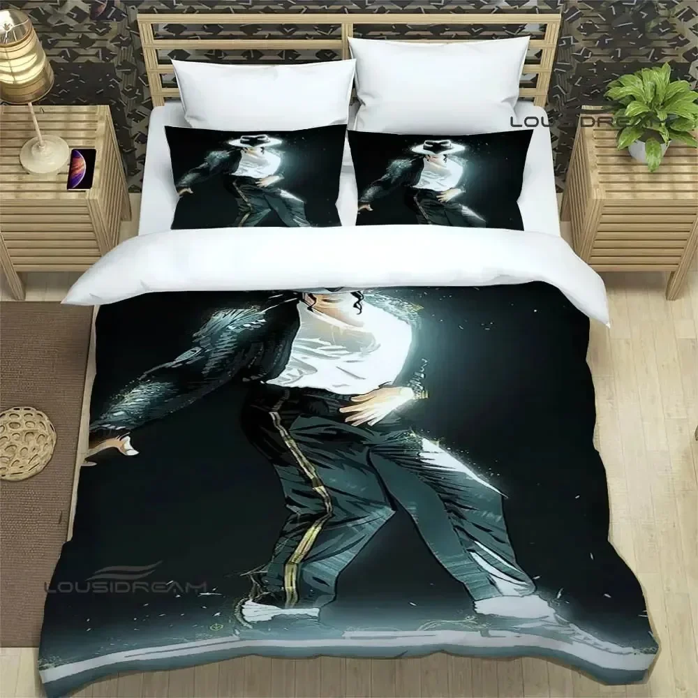 Michael Jackson printed Bedding Sets exquisite bed supplies set duvet cover bed comforter set bedding set luxury birthday gift