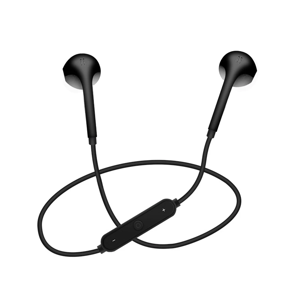 S6 Sport Neckband Wireless Bluetooth-compatible Earphone Headset With Mic In-ear Earbuds For IPhone Xiaomi Redmi HUawei Samsung