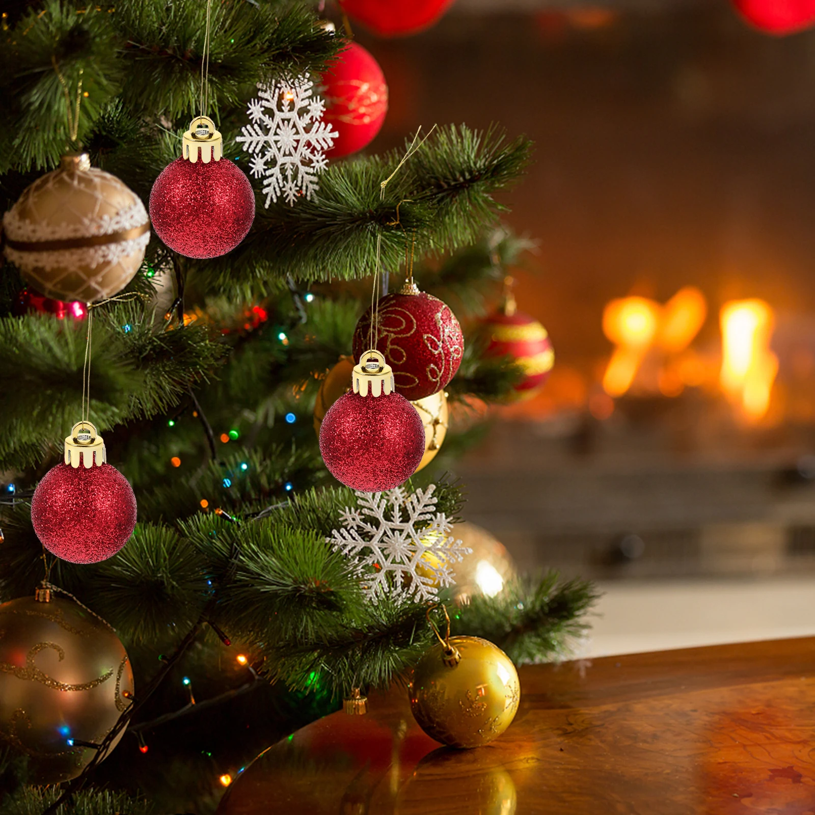 

10Pcs Creative Ball Caps DIY Ornament Pendant Props for Christmas Decorations Sale Ball Pendant End Caps Balls Charms