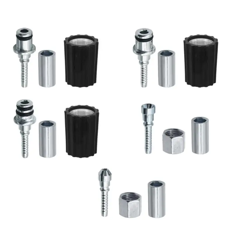 

Pressure Washer Adapter Set M22 14mm or M22 15mm to 3/8 Inch Quick Pressure Washer Hose Fittings