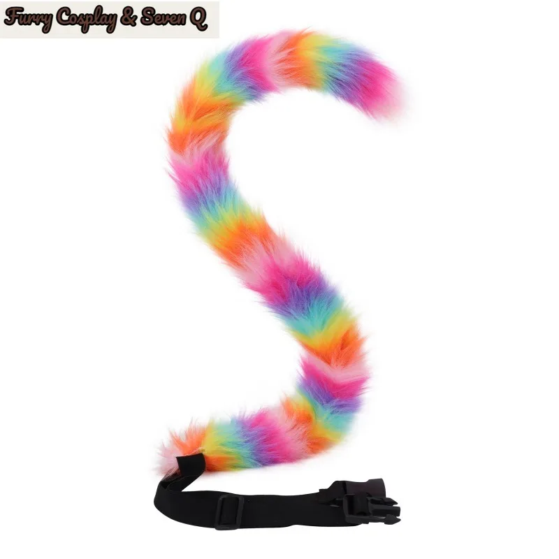 Hand Hair Simulation Beast Tail Plush Cat Tail Comic Show Cosplay Accessories Party Cute Cat Tail