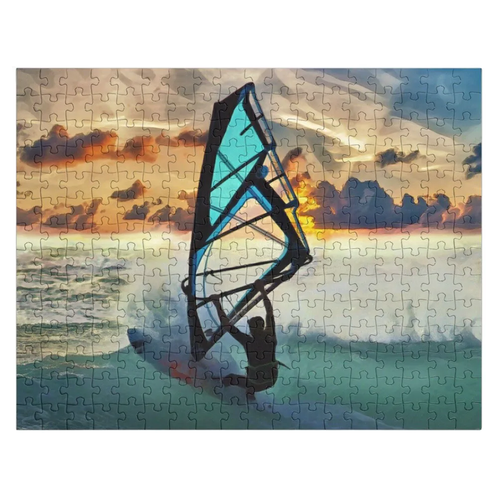 

Wave Sailing Jigsaw Puzzle Customizable Child Gift Wood Puzzles For Adults Custom Gift Puzzle Jigsaw Puzzle Custom