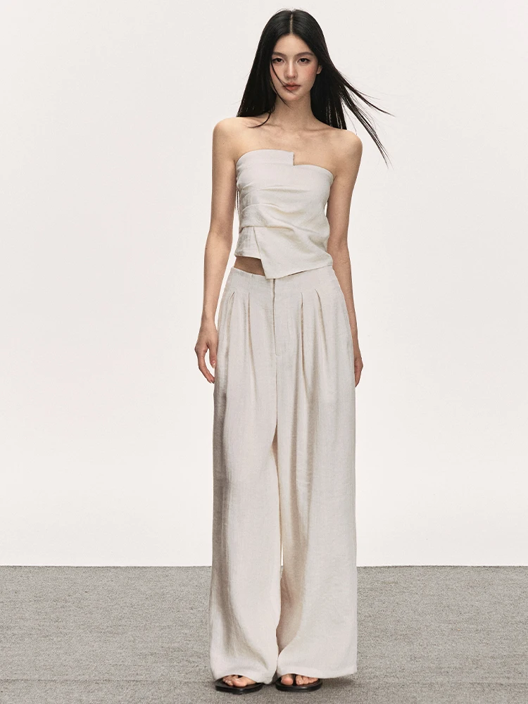 Anna Aneae Summer Silk Linen Dr Set da donna di lusso dal design irregolare Casual Sle ort Sve round Ne Abito a due pezzi