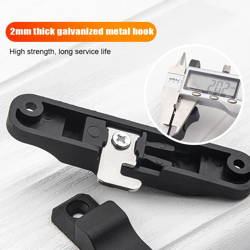 1Set Sliding Pull Door Lock Anti Theft Window Hook Lock Buckle Multifunctional Push-Pull Window Lock Hardware