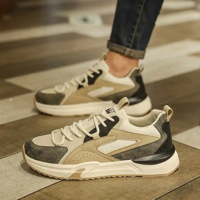 

Round Tip Key Height Green Boots Casual Black And White Man Shoes Size 49 Sneakers Sport Universal Brand Character Cosplay