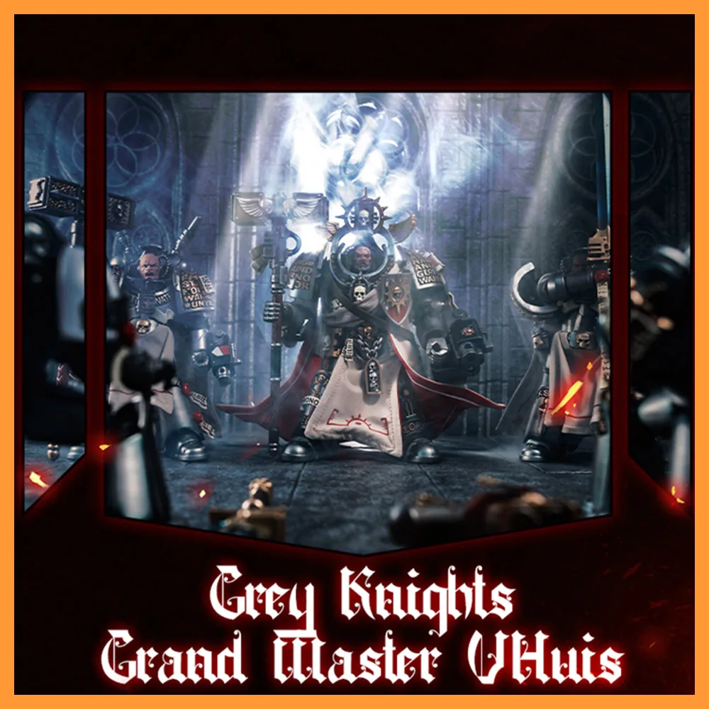 

【Only Cloak】JOYTOY Warhammer 40K 1/18 Grey Knights Grand Master Voldus Cloak Set Model Toys