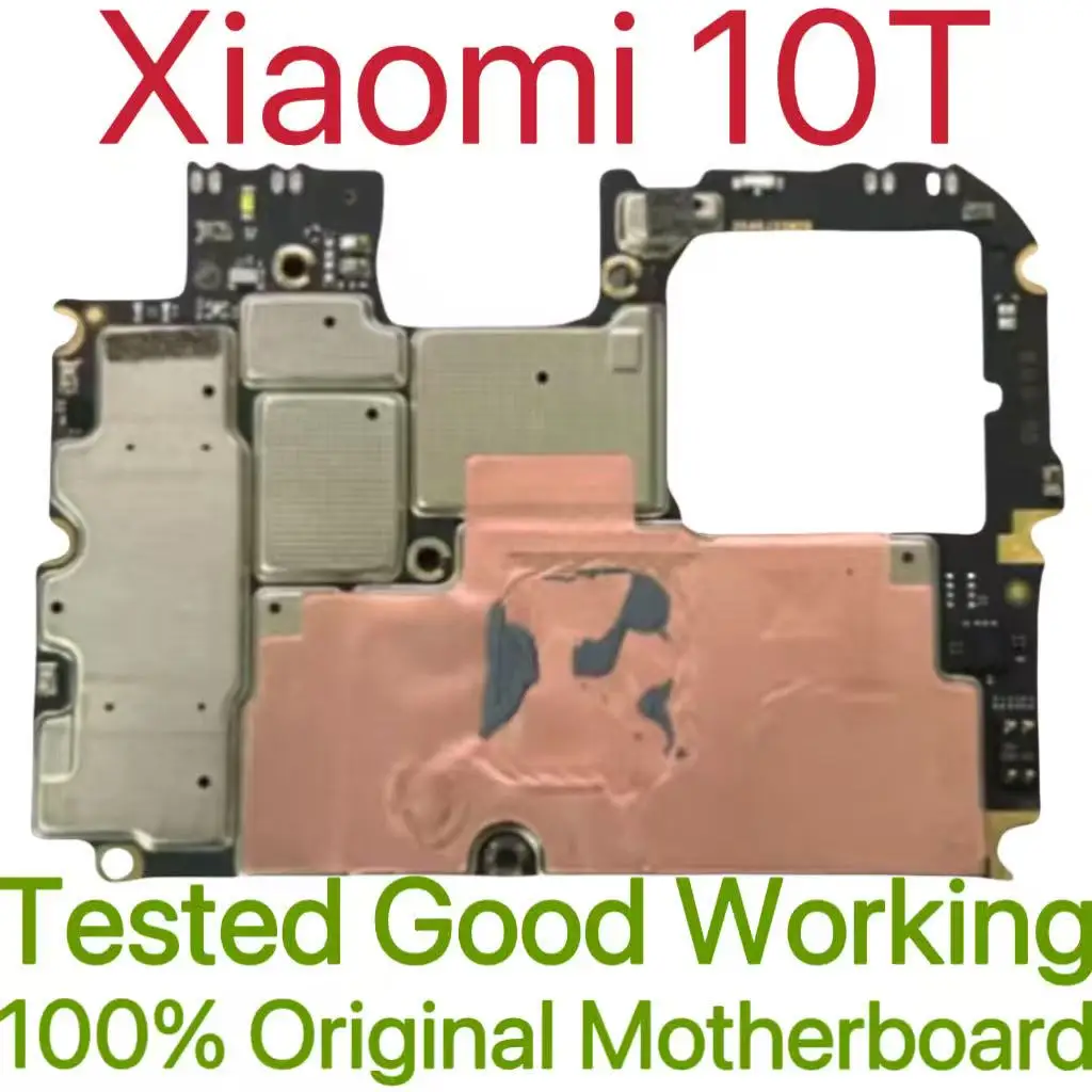 Global Version Original Unlocked Motherboard for Xiaomi 10T Tested Circuit Plate Main Logic Board for Xiaomi 10T