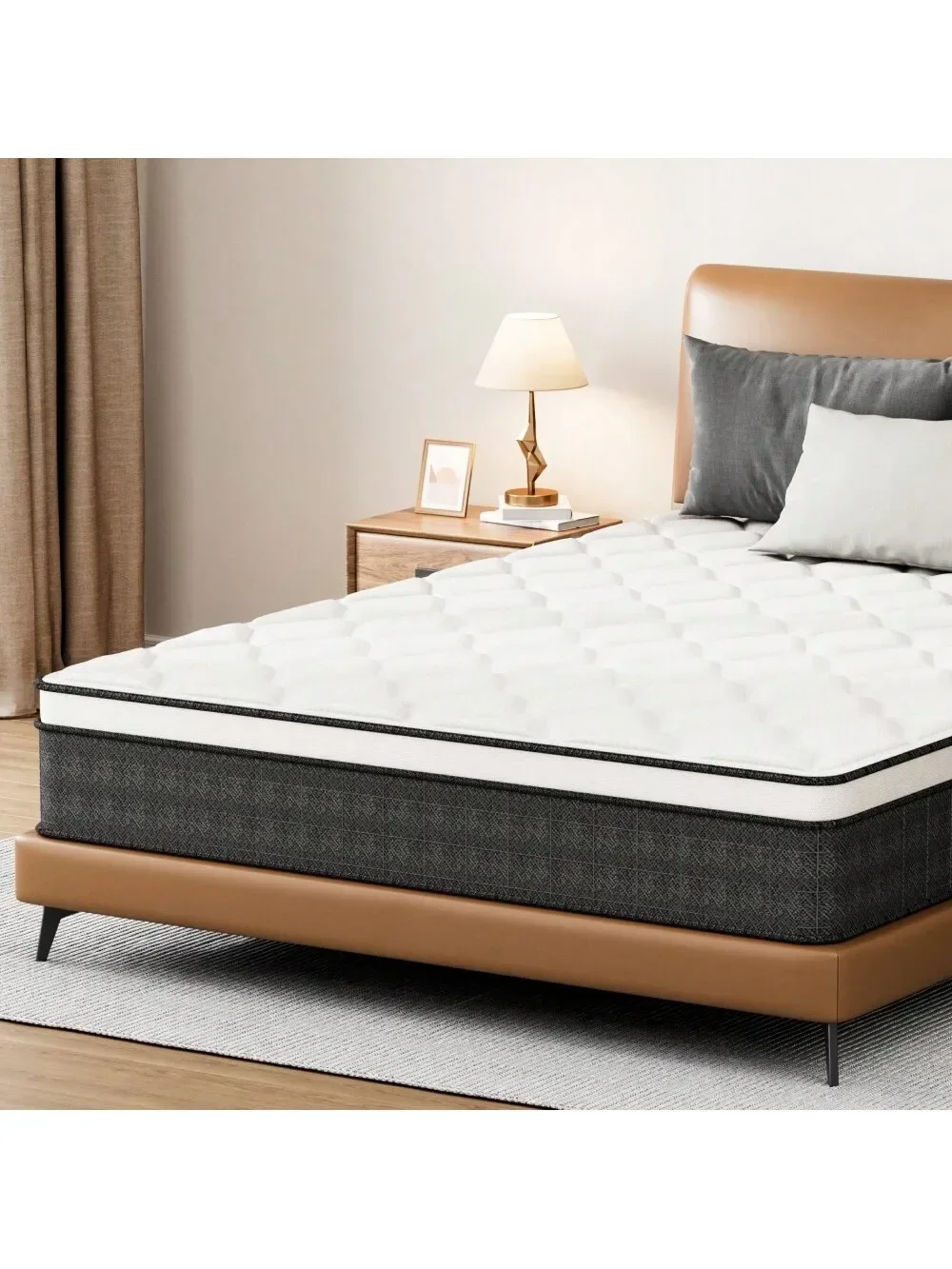 Queen Mattress 10 Inch: Luxury Hybrid Sleep Solution, Individual Pocket Springs, And Pressure-Relieving Memory Foam,