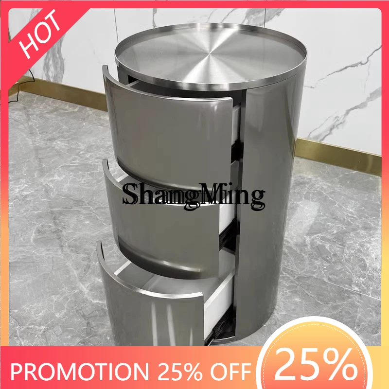 

CL celebrity hair salon special storage stainless steel tool cabinet household living room rack