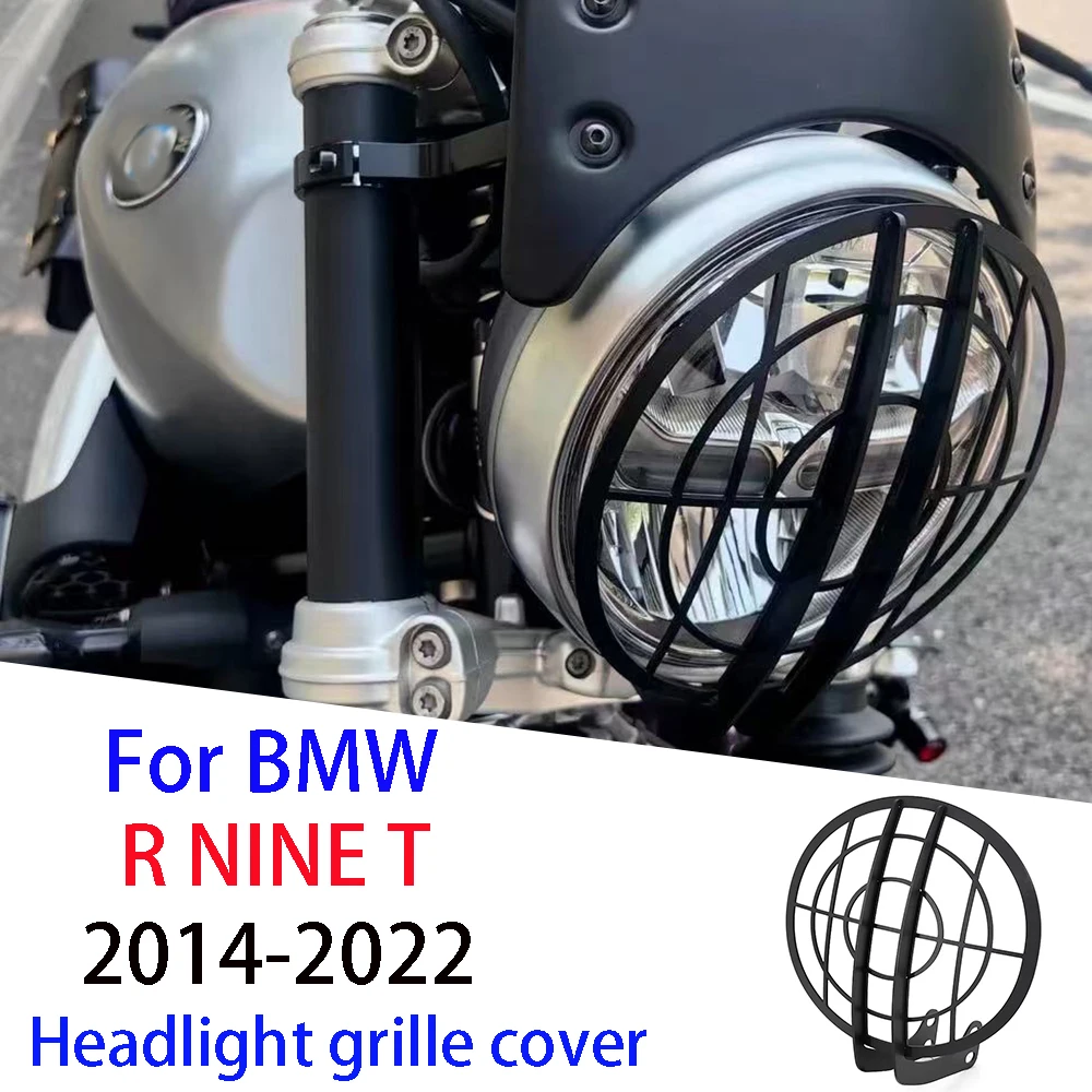 

For BMW R NINE T RNINET R9T R 9 T Racer Pure Urban Scrambler 2014-2020 Motorcycle Headlight Guard Protector Grille Grill Cover