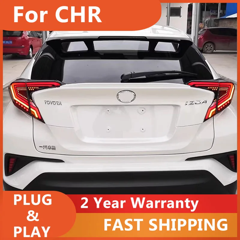 

Car styling Taillights For Toyota CH-R C-HR CHR 2017 2018 Tail Lights Rear DRL Fog Brake Turn Signal Reversing