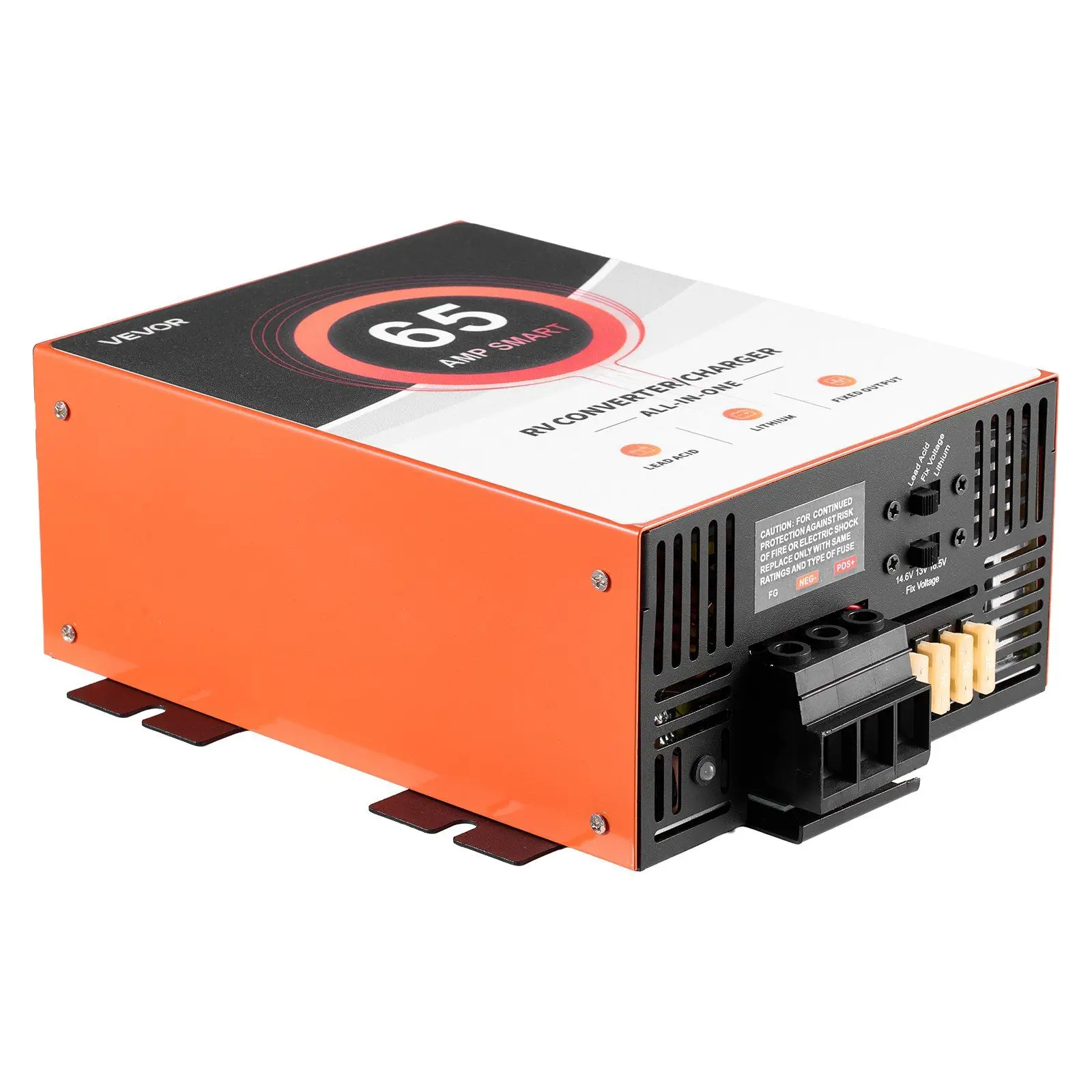 

RV Power Converter, 65 Amp, 110V AC to 12V DC RV Converter Battery Charger, Multi Stage Smart Charging, 13V to 16.5V Operating