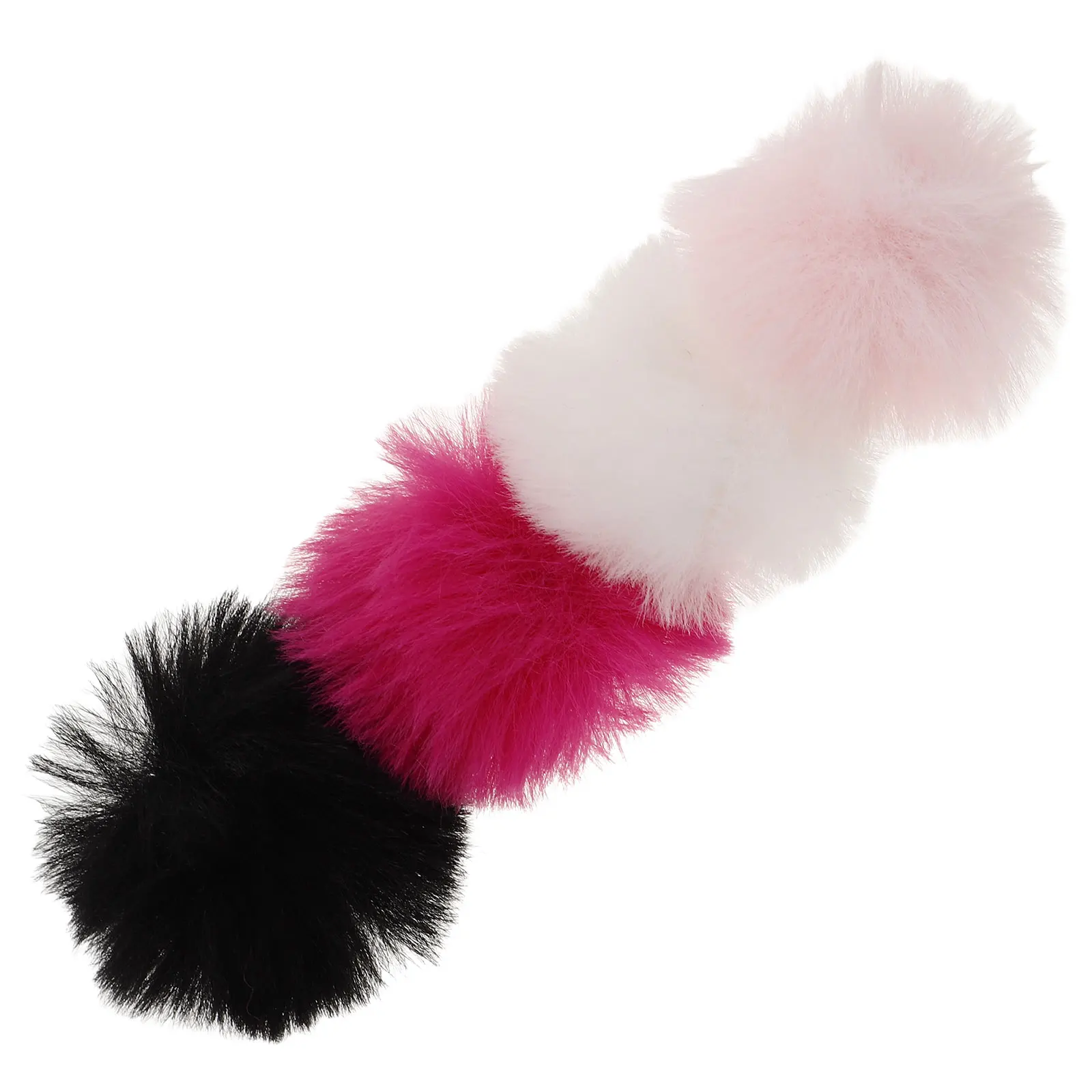 

4Pcs Microphone Windshield Furry Polyester Lapel Mic Cover Soft Windproof Muff Protective Cover Microphone Windscreen Covers