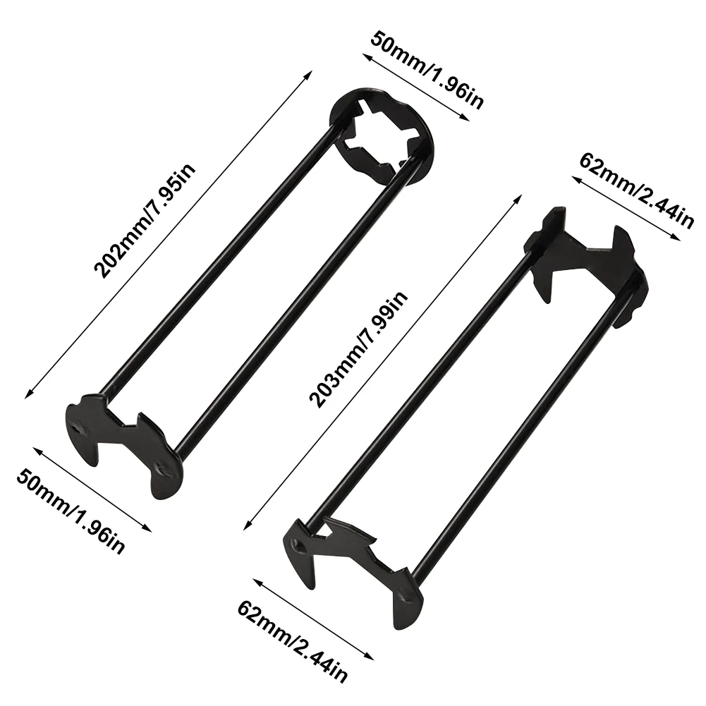1/2 PCS Faucet Wrench 7 Sizes Sink Wrench Four-Jaw Hex Under Sink Wrench Faucet Tool Multifunctional Steel for Bathroom Kitchen