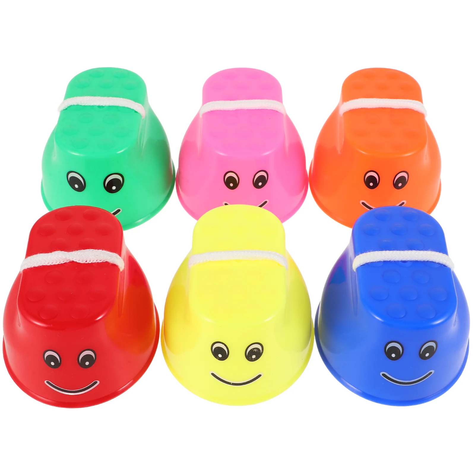 6 Pcs Kids Walking Stilts Sports Toys Stepper Balance Plastic Children Garden Playgrounds Outdoor Games Fun Exercise
