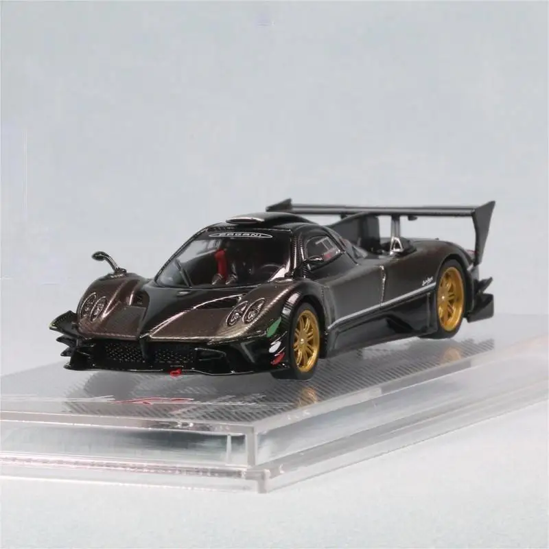 CM Model 1/64 Pagani Zonda Revolucion 01 Gray Carbon  Die-cast Alloy Car model Collection Gift