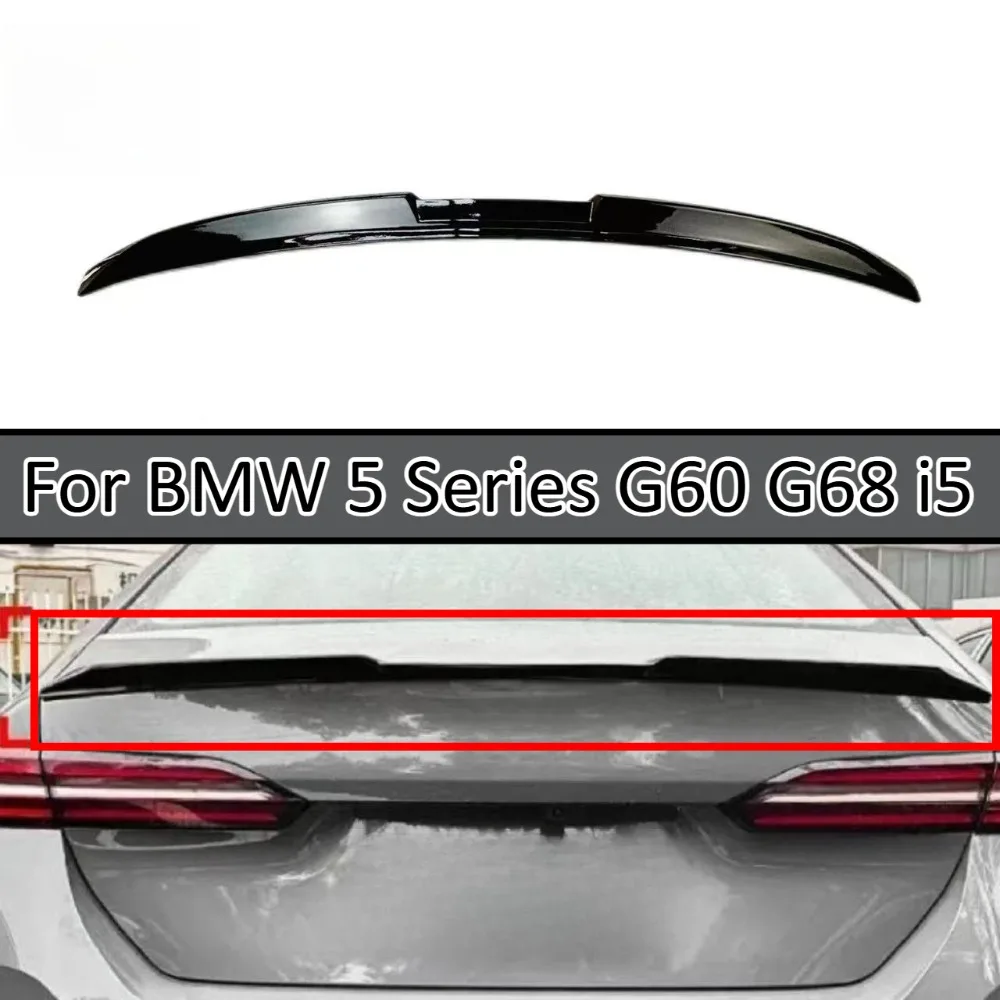 

Rear Trunk Spoiler For BMW 5 Series G60 G68 i5 Boot Wing Lip No Drill Car Body Kit Exterior Modification Sport Accessory Upgrade