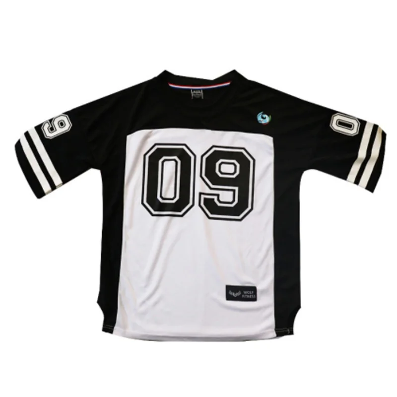 NEW Brand Men tshirt Quick Dry Breathable T-shirts men Soccer Jersey Shirt sports Loose Bodybuildi t-shirt Size M-XXL image 5