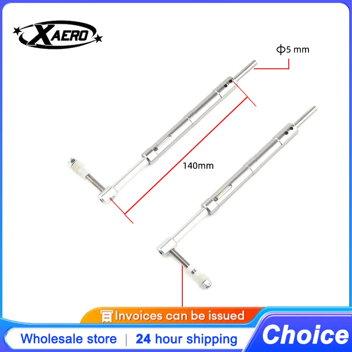

Xaero Aeromodel fittings, RC aircraft model fittings, metal shock absorption and vibration avoidance feet 140mm
