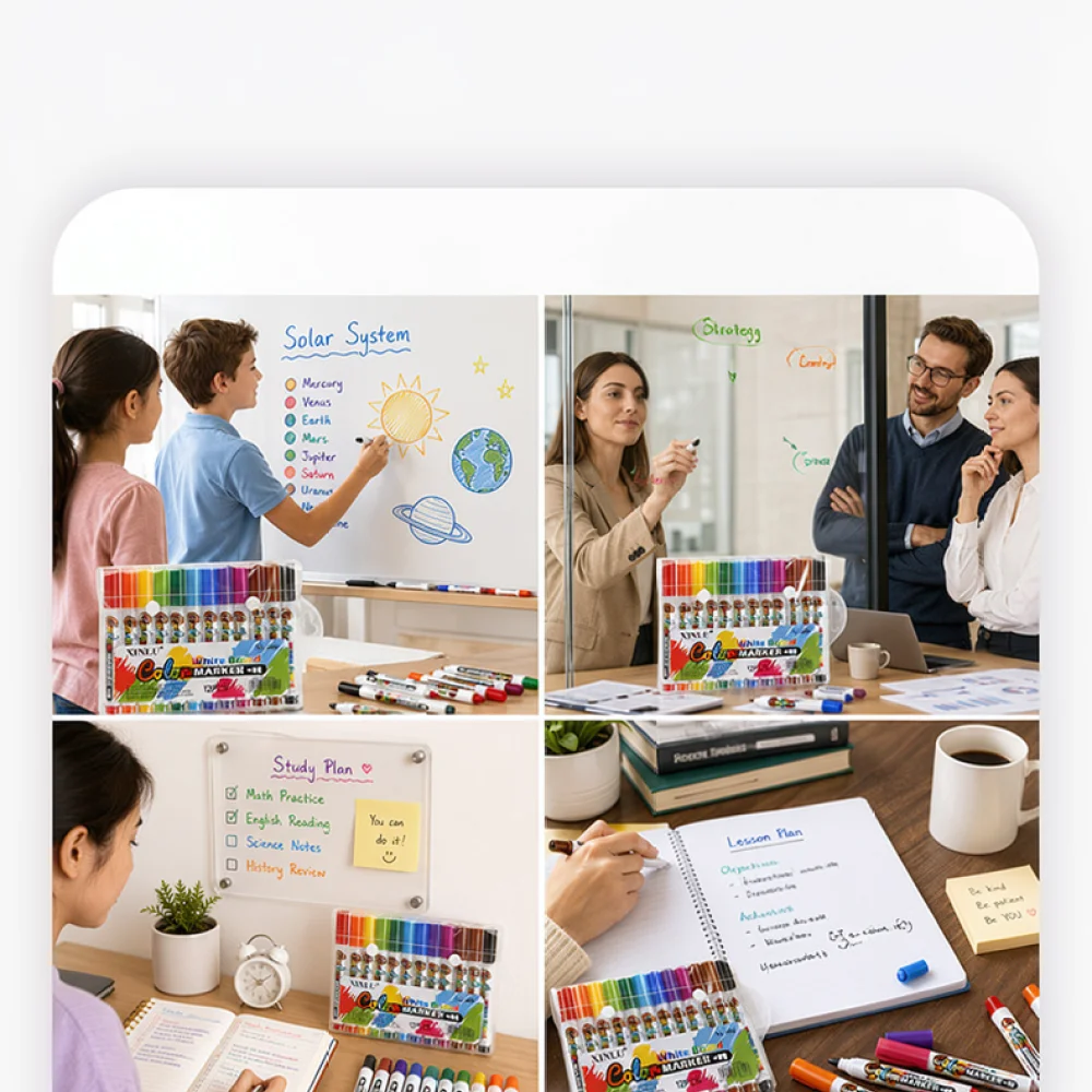 Twelve Colors Dry Erase Marker - Whiteboard Marker Set 评论和价格