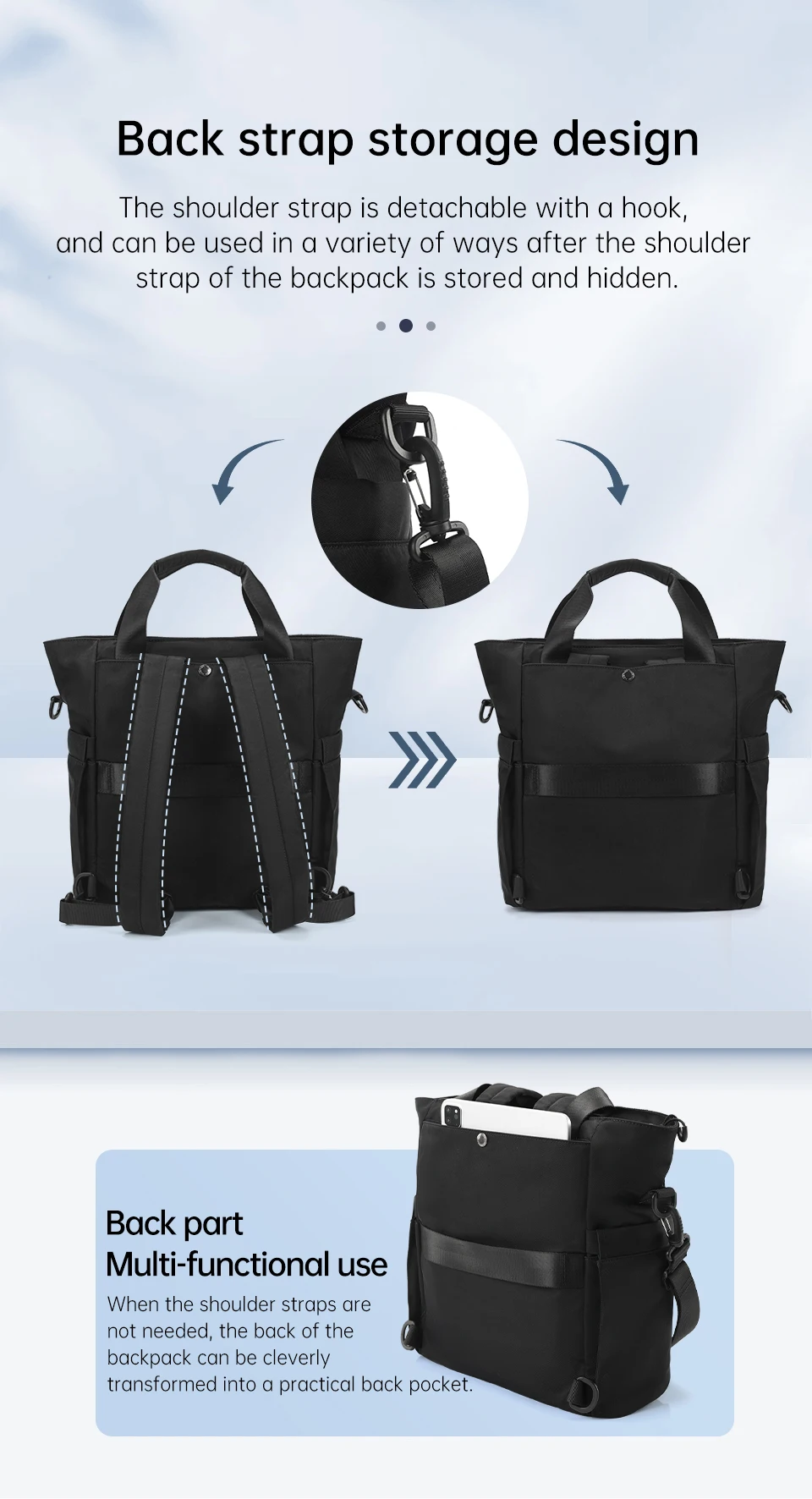 Tigernu Rucksack Taschen Für Frauen Mode Schulter Tasche Handtasche Für Mädchen Sling Taschen Weibliche Rucksack Für Reisen Für Schule Rucksack – Detail 7