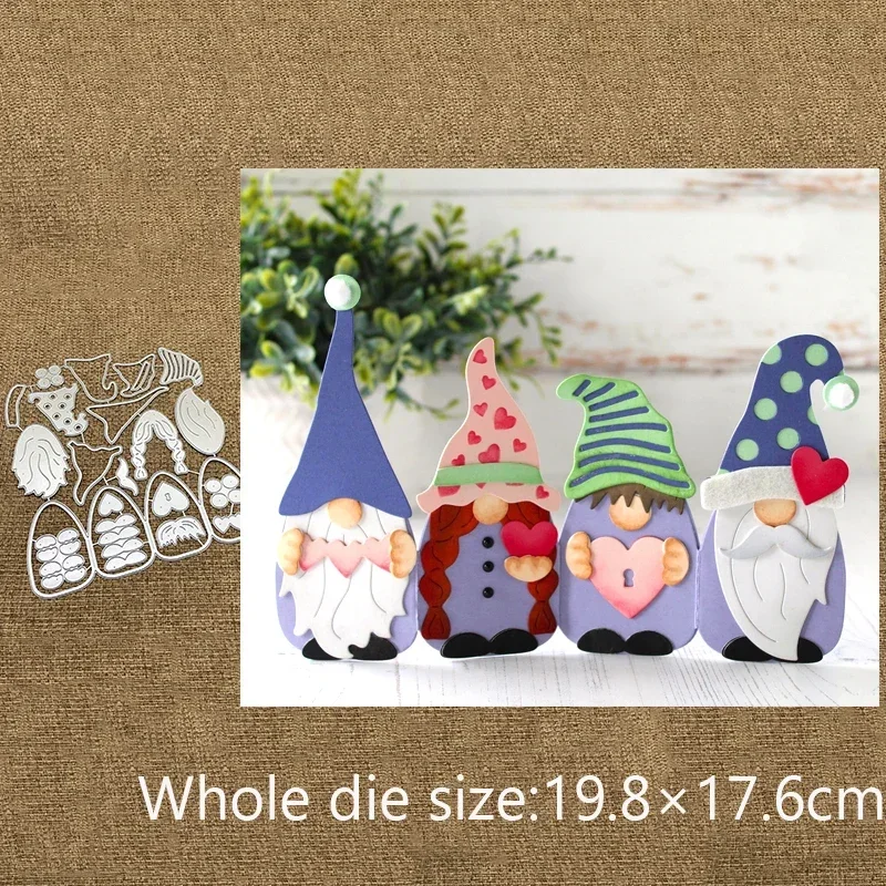 

XLDesign Craft Metal cut dies Dwarf scrapbook Album Paper Card Craft Embossing die cuts Metal Cutting Dies