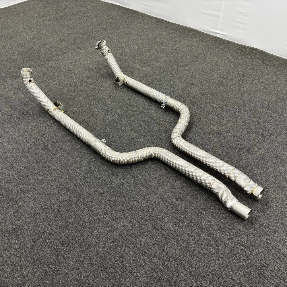 

For Mercedes Benz C63 W204 2011-2015 AMG Performance Parts Stainless Steel Downpipe For 6.2 V8 Car Accessories Exhaust Pipes