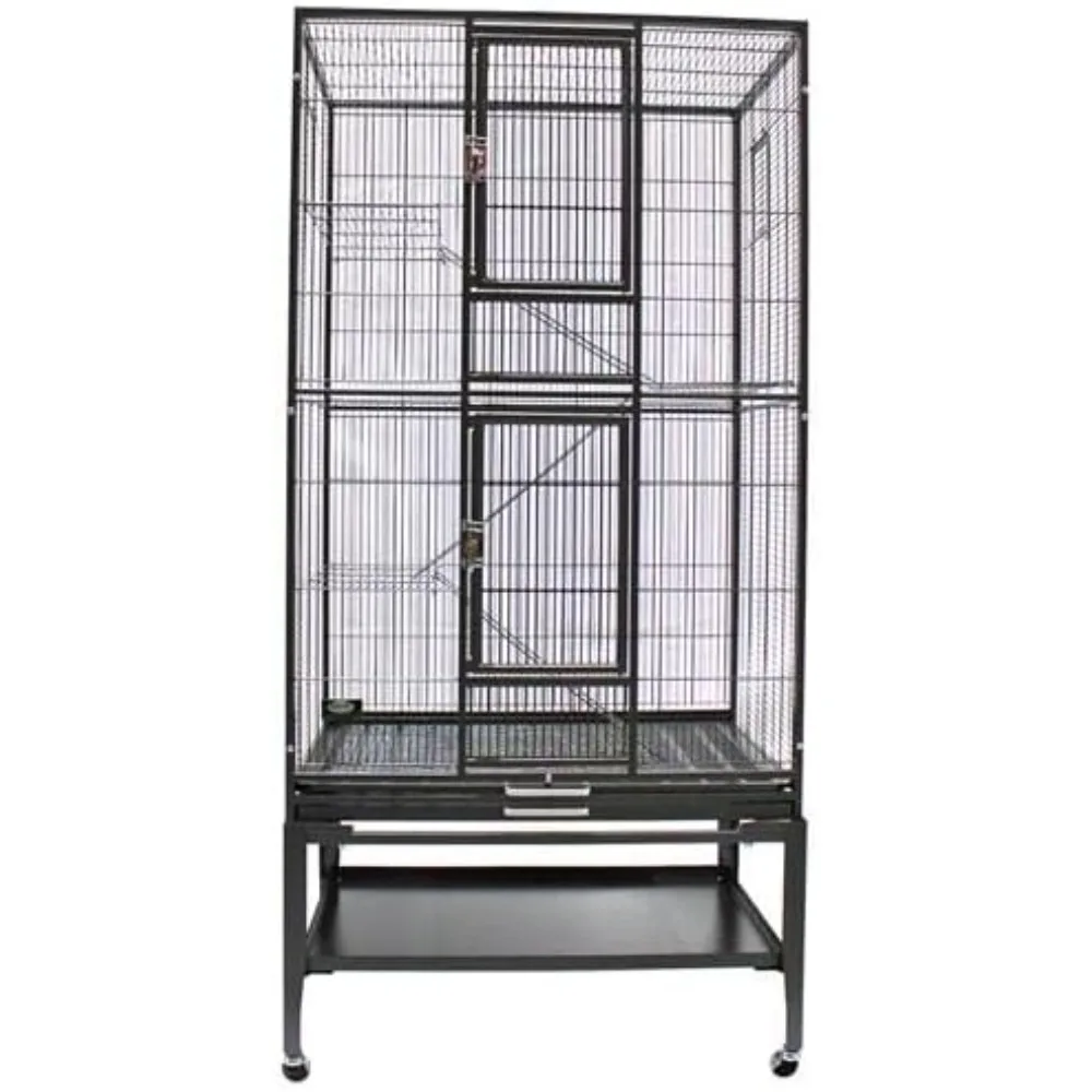 

Congo Cage - Durable 68" Tall Cage - for Sugar Gliders, Squirrels, Marmosets & Other Small Pets