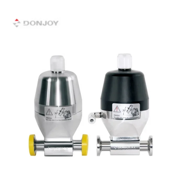 DONJOY Mini Type Pneumatic Stainless Steel Diaphragm Valve Sanitary Diaphragm Valve Control Valve Diaphragm