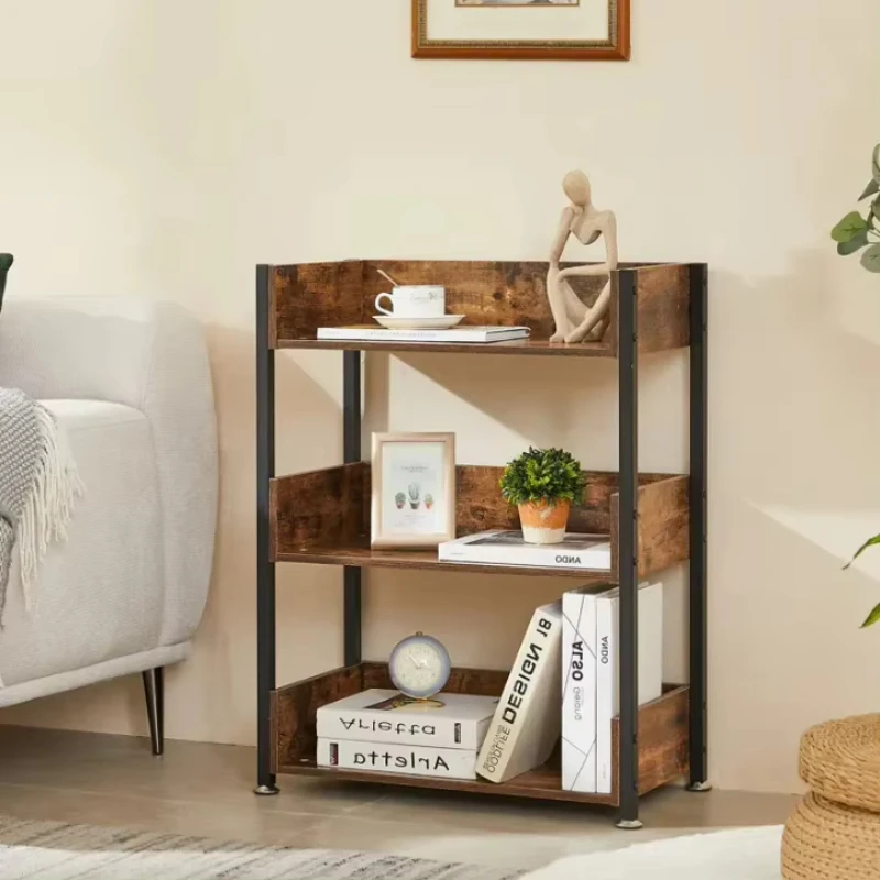 

Modern wooden freestanding storage rack for home office, living room, bedroom, dining room