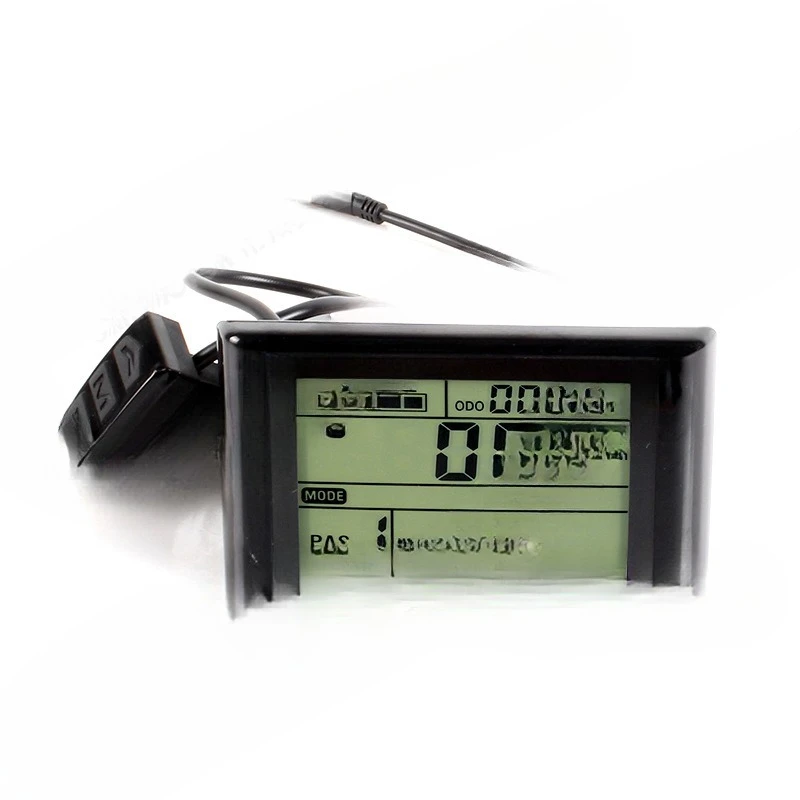 

SW900 LCD Screen Electric Bicycle Instrument Waterproof with Light Cable 36V48V