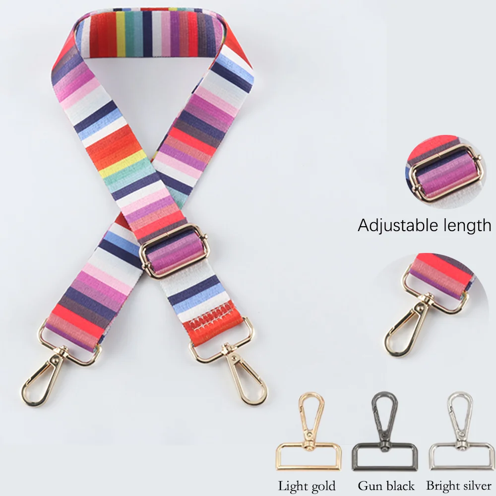 

Nylon Shoulder Strap Diy Exquisite Embroidery Universal Fashionable Durable Precision Woven Diagonal Shoulder Strap 3.8CM