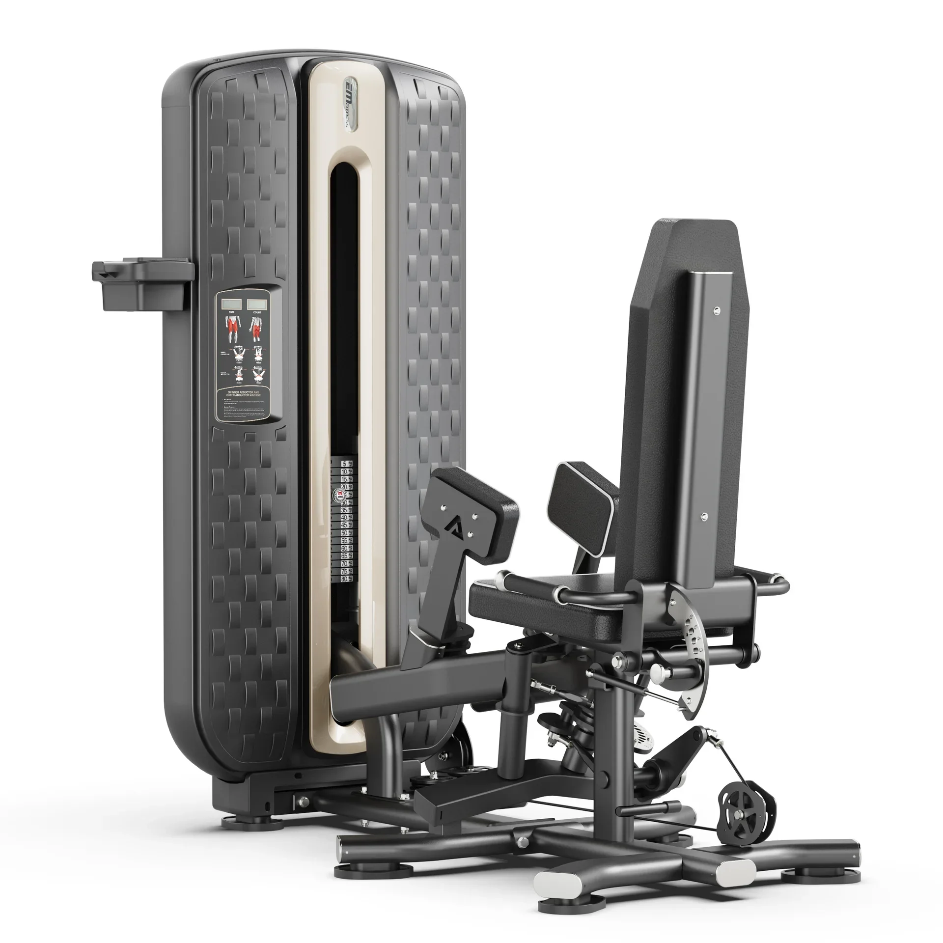 

x 3D Inward and Outward Abduction Trainer Gym Thigh Inward and Outward Abduction Trainer Leg Training Equipment