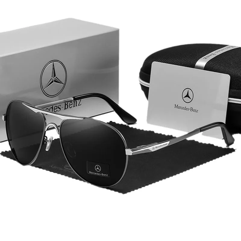 

Автомобильная наклейка 2025 горячая для Benz для Mercedes Benz A B C E V R-Class A45 C43 CLA GLA GLC SL Car Luxury Men Driving Polarized Sungla