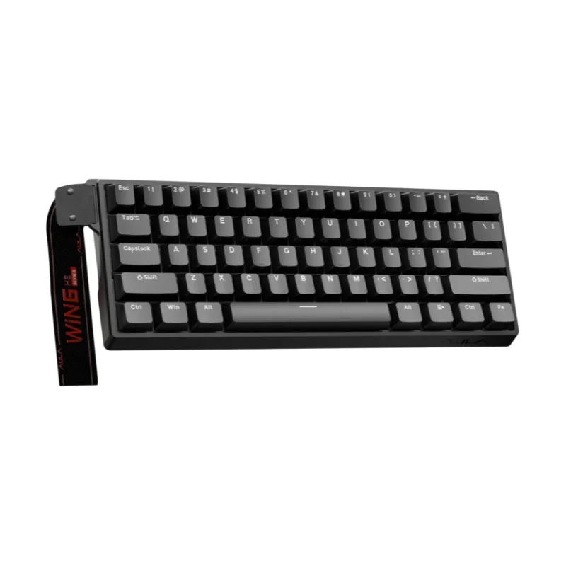 AULA WIN60 Teclado com interruptor magnético Gatilho rápido 8K Retorno RGB Hotswap 60% Teclado para jogos personalizado