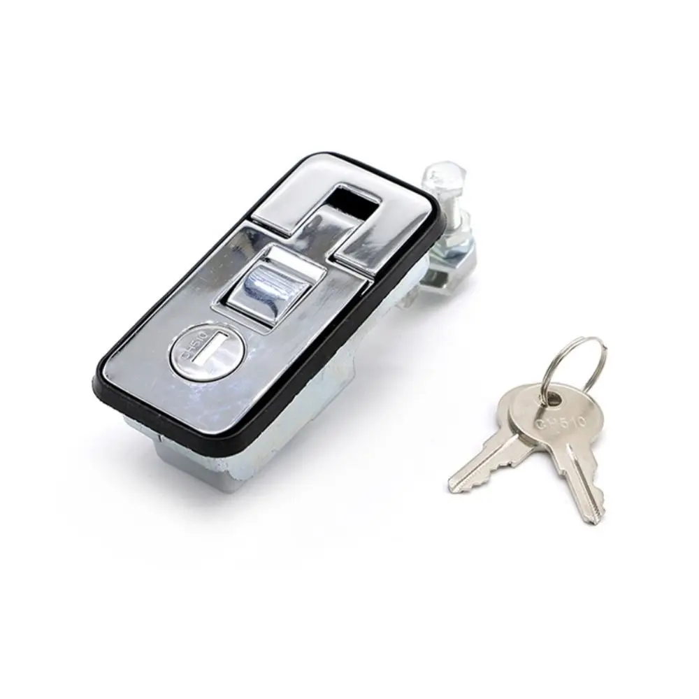 Heavy Duty Zinc Alloy RV Hatch Locks Rustproof Adjustable Door Knob Latch Lock Push Button Access Lever Push Button Latches Boat