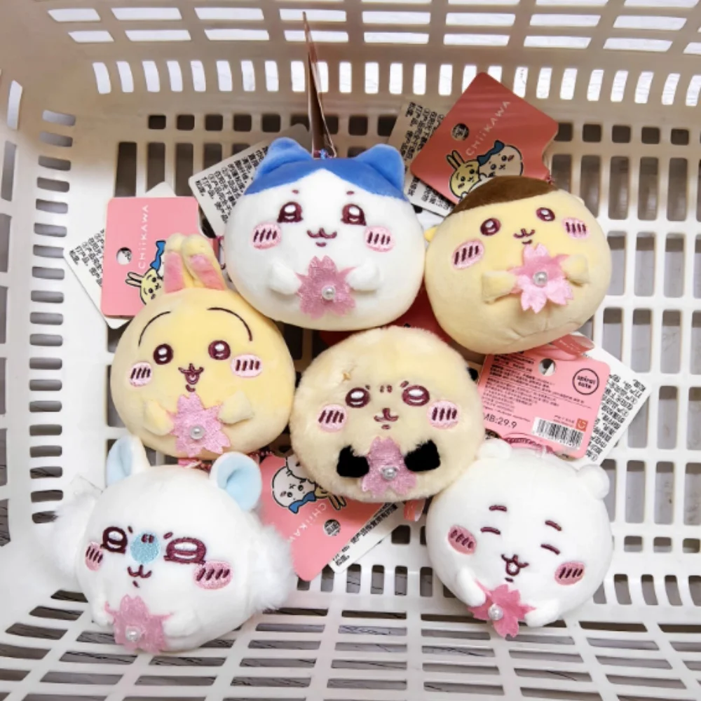 

Плюшевая кукла-подвеска Чиикава Усаги «Сезон цветения вишни» в стиле дайфуку, милая аниме-игрушка, подарок на день рождения и Рождество