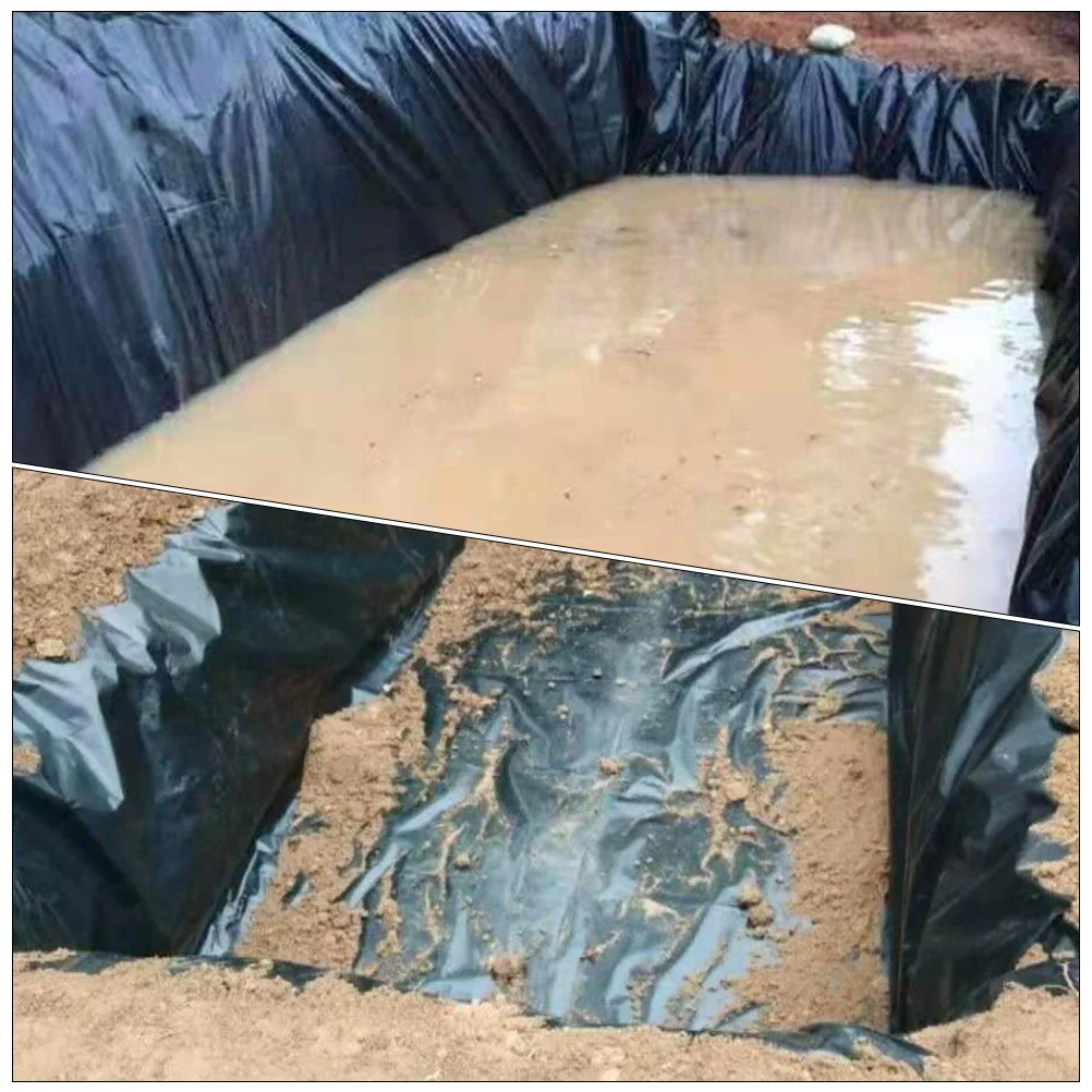 

Pond Liner 5M X 5M Flexible Reusable Plastic Film for Outdoor Pond Swimming Pool Waterfall Garden Feature Lining