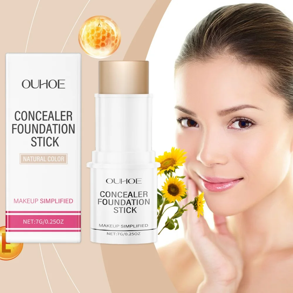 

Foundation make-up Stick Waterproof and Moisturizing Natural Long lasting Oil Control Light concealer foundation cream
