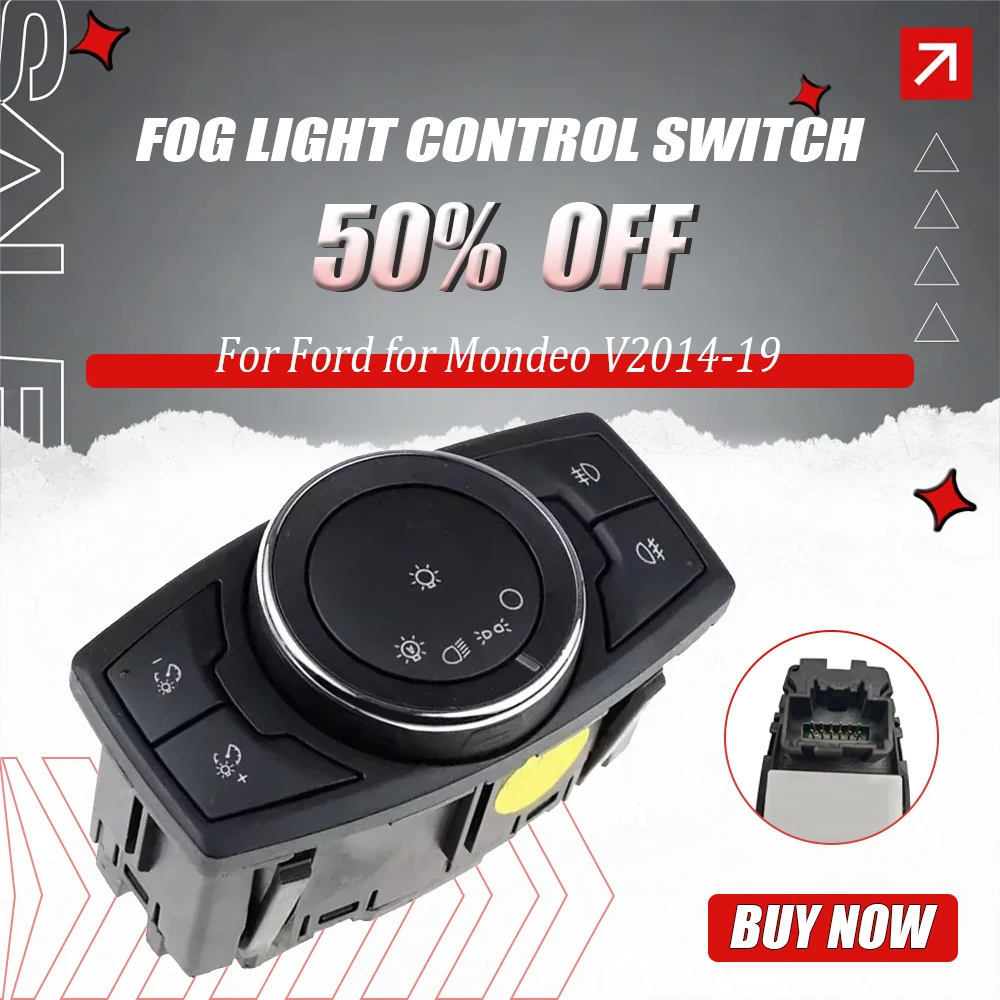 

Fog Light Control Switch Practical Switch Perfect Match for Ford for Mondeo V2014-19 Car Accessories DG9Z11654FB DG9T-13D061-FEW