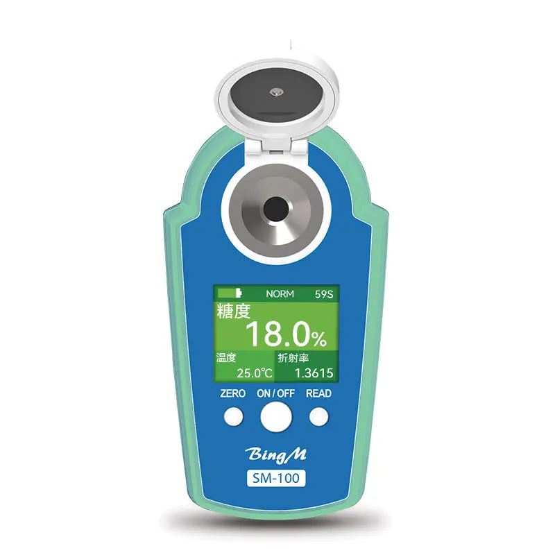 

Handheld Sugar Analyzer Refractometer Fruit Sugar Analyzer Digital Refractometer Concentration Analyzer Sugar Content Meter