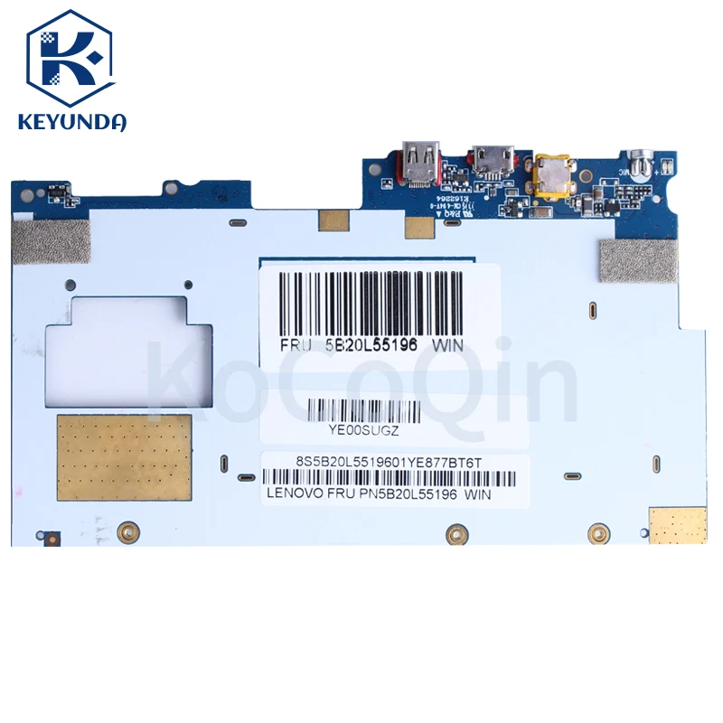 Imagem -06 - Placa-mãe do Portátil para Lenovo Placa-mãe com Ram Lenovo Miix31010icr M1029cwp-mb-v1.2 5b20l55196 Sr2kt X5-z8350 Teste