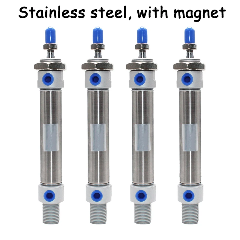 MA16/20/25/32/40 Stainless Steel Double Acting Mini Pneumatic Cylinder 25 To 500 mm Stroke Air Pressure Cylinder image 5