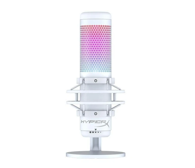 

Hy perx microphone QuadCast S PC gaming studio microphone Detachable bracket white and black